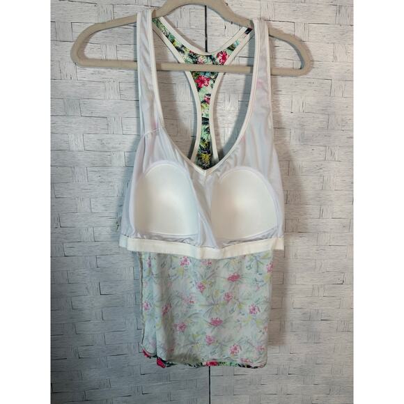 Cocopear women’s swim, tank top bikini, tropical travel, vacation pool plus size - Picture 4 of 10